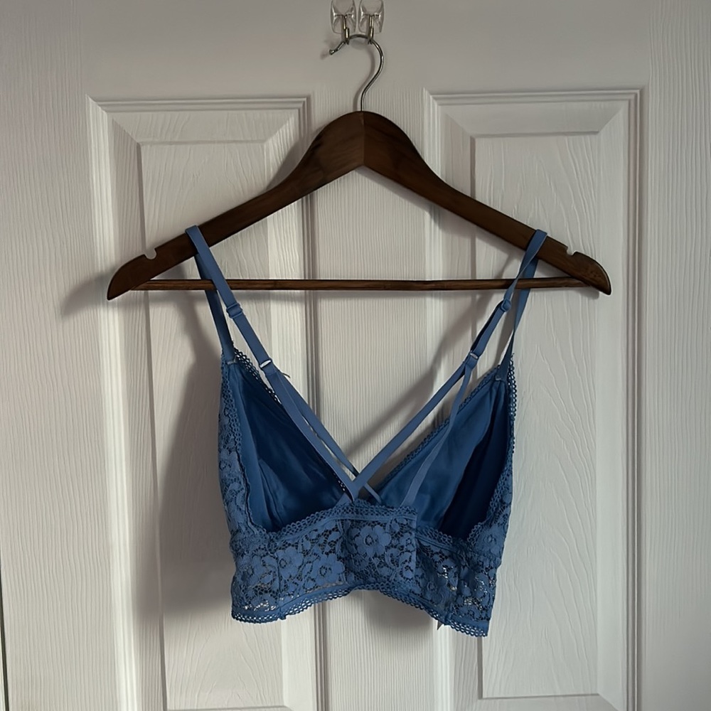 Blue Lace Bralette - Picture 2 of 2